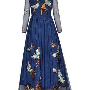 The "Skye" Long Sleeve Mesh Dress